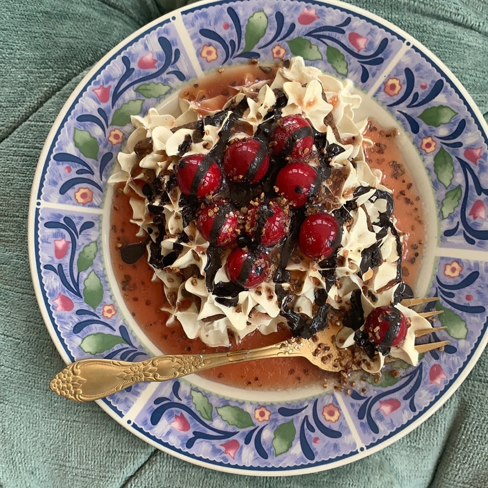 Faux Dessert plate